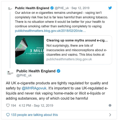 Vaping Facts Not Fiction