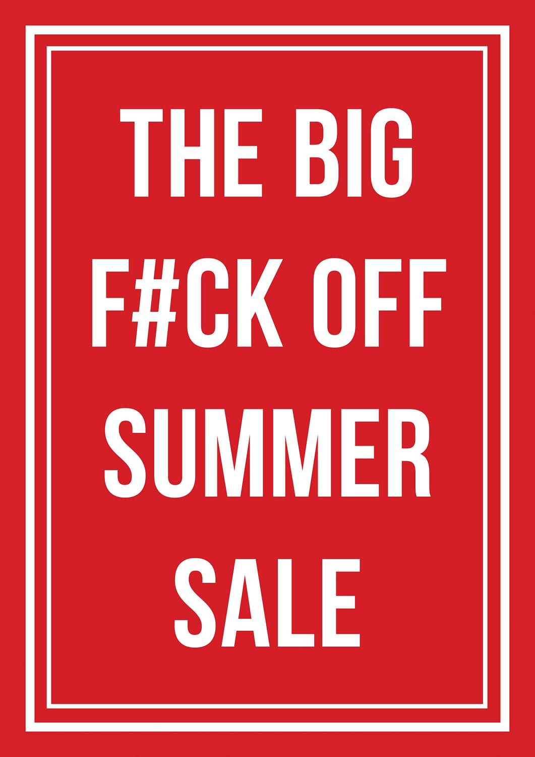 Read more about the article THE BIG SUMMER SALE