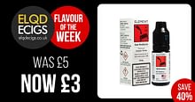 Read more about the article Flavour Of The Week: 40% OFF Element – Kiwi Redberry