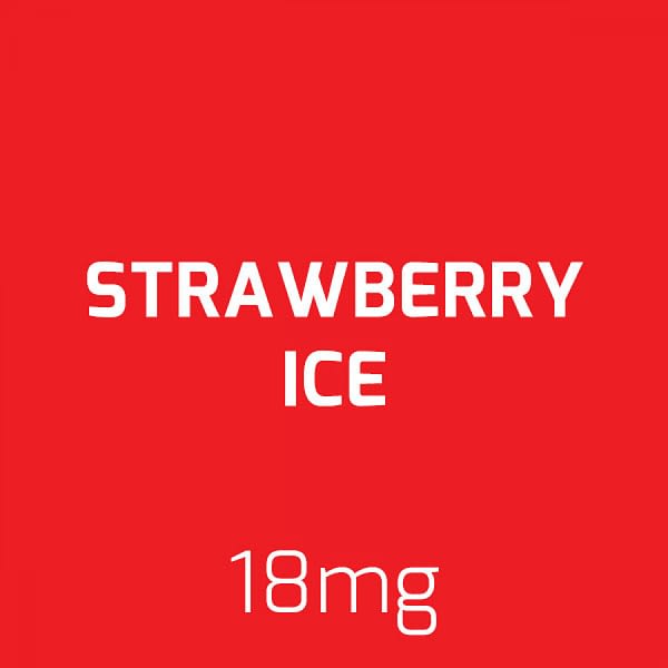 Strawberry Ice 18mg 10ml Eliquid